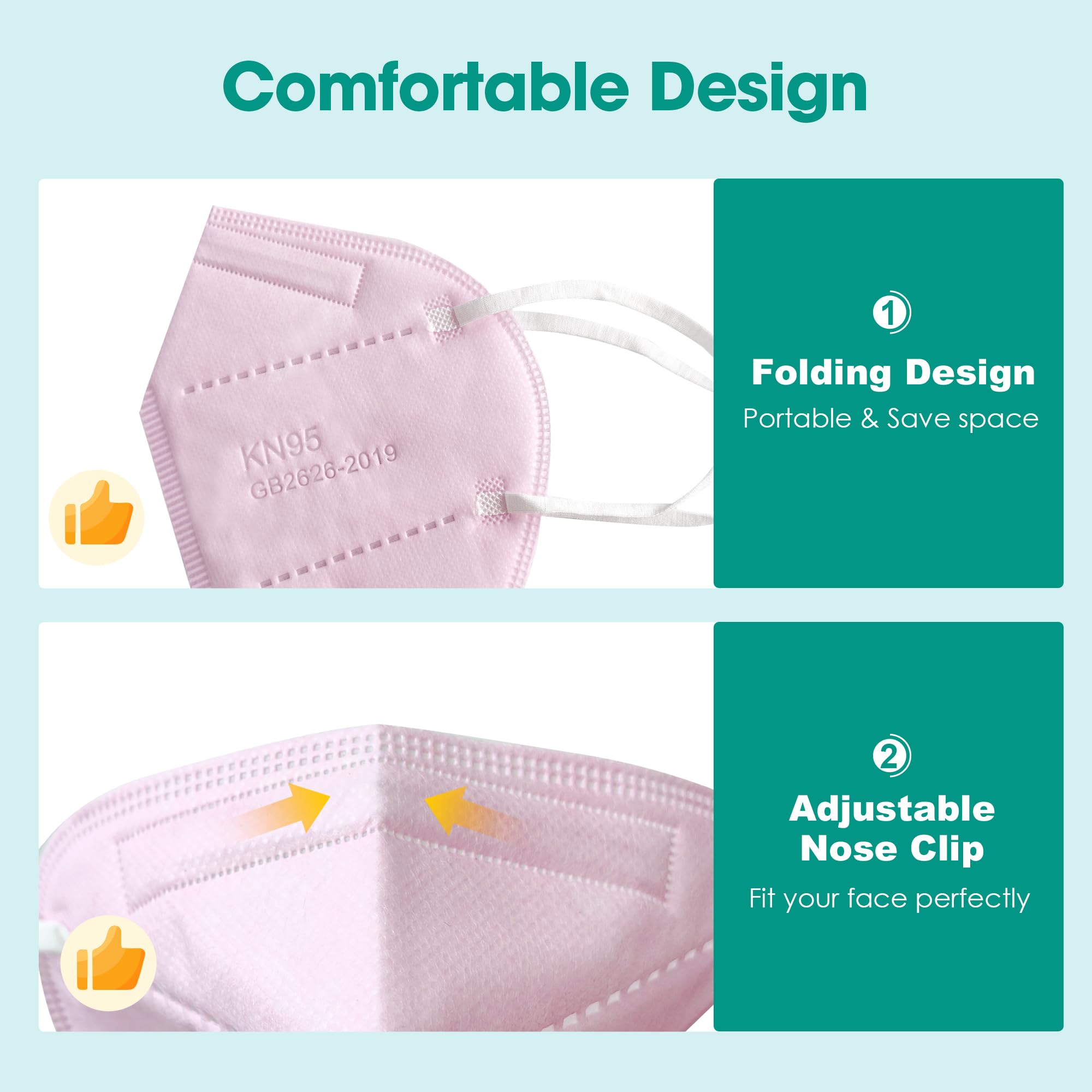 Adults wear LEMENT KN95 masks daily for practical, breathable protection.
