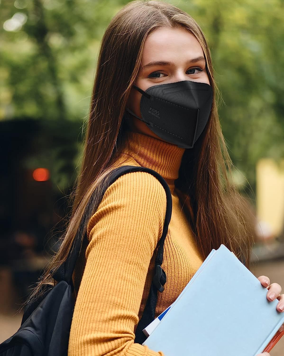 LEMENT KN95 mask delivering full-face coverage in crowds