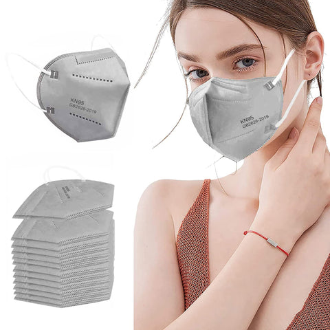 LEMENT KN95 mask packaging highlighting breathable fabric and secure ear loops.
