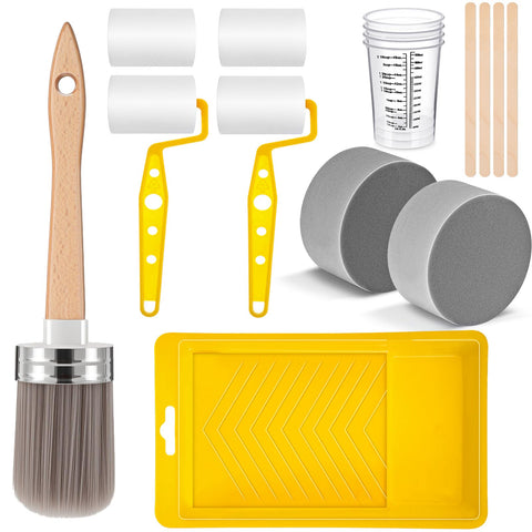 LemonRoad 18-piece cabinet kit for smooth furniture refinishing and complete coverage