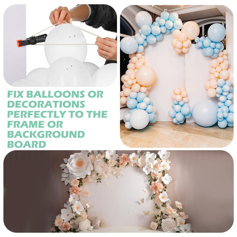 LemonRoad reusable arch clips fit all frame types for versatile decor.