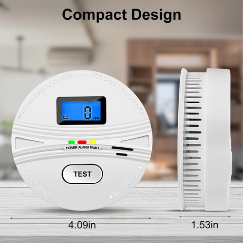 LEMONTAIL detector with test button confirms alarm functionality quickly.