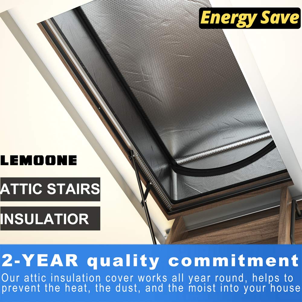 LEMOONE insulation cover with staple kit highlights easy, fast installation