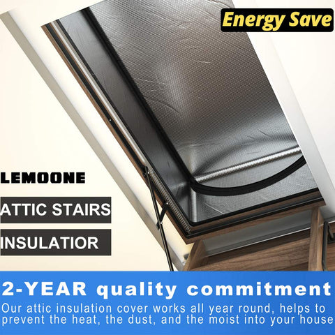 LEMOONE insulation cover with staple kit highlights easy, fast installation