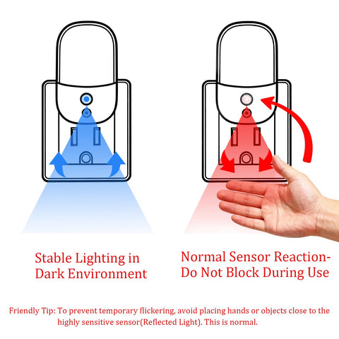 LemSen minimalist red night light for safe navigation in dim areas