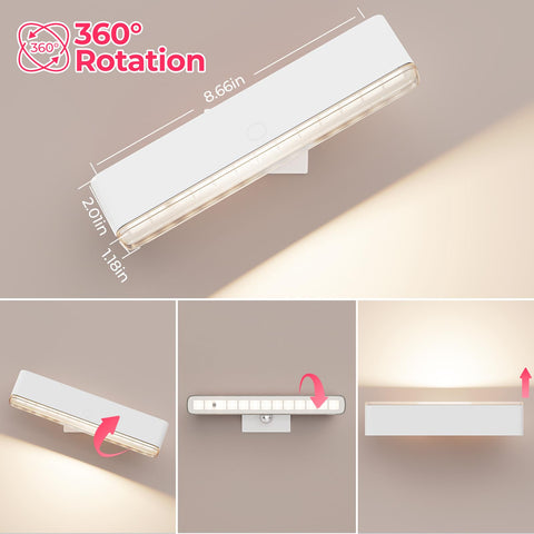 Lenarinter 360-degree rotation enables perfect makeup angles.