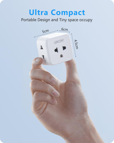 LENCENT 2500W max rating supports three devices at once