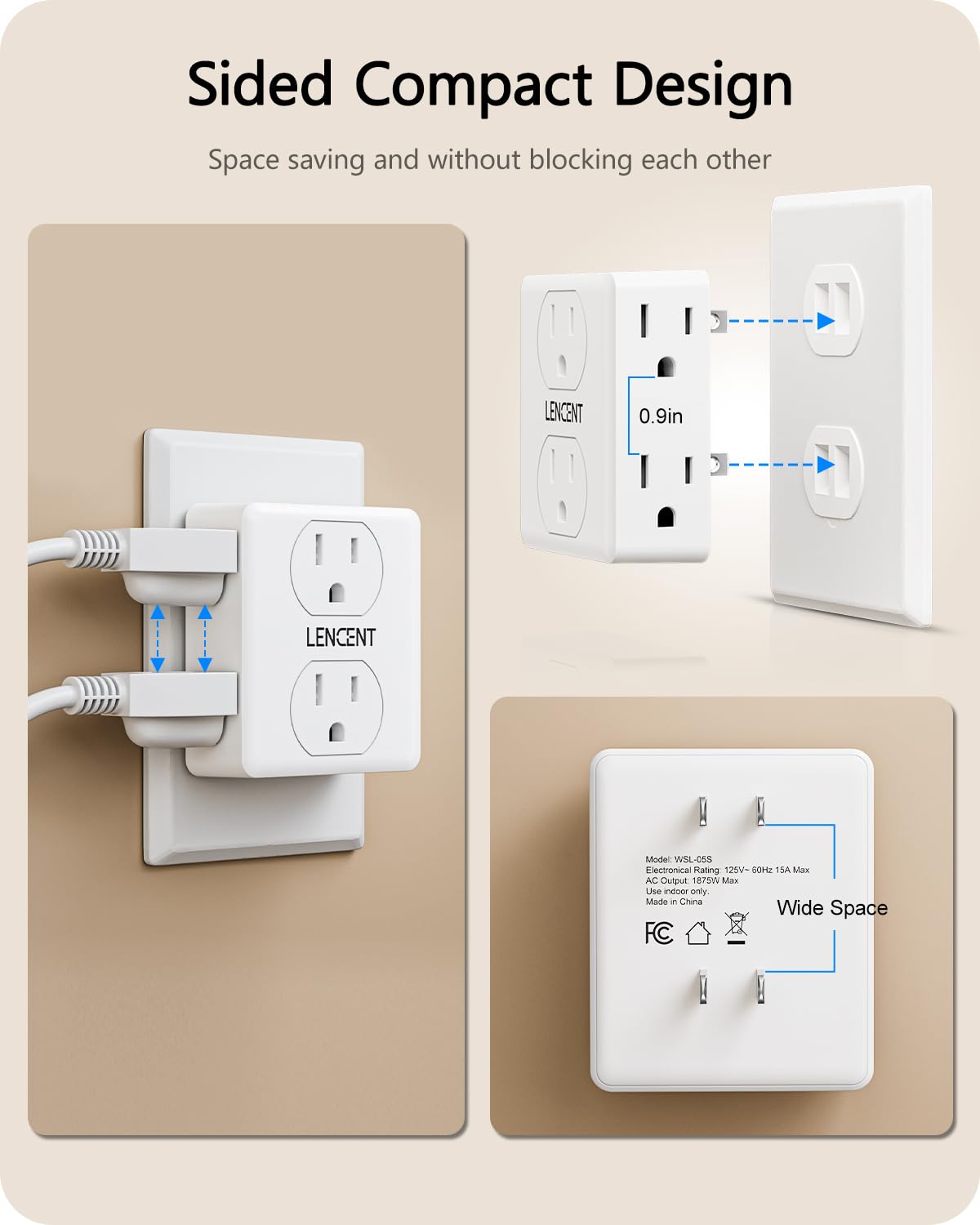 LENCENT compact wall tap saves space in small rooms