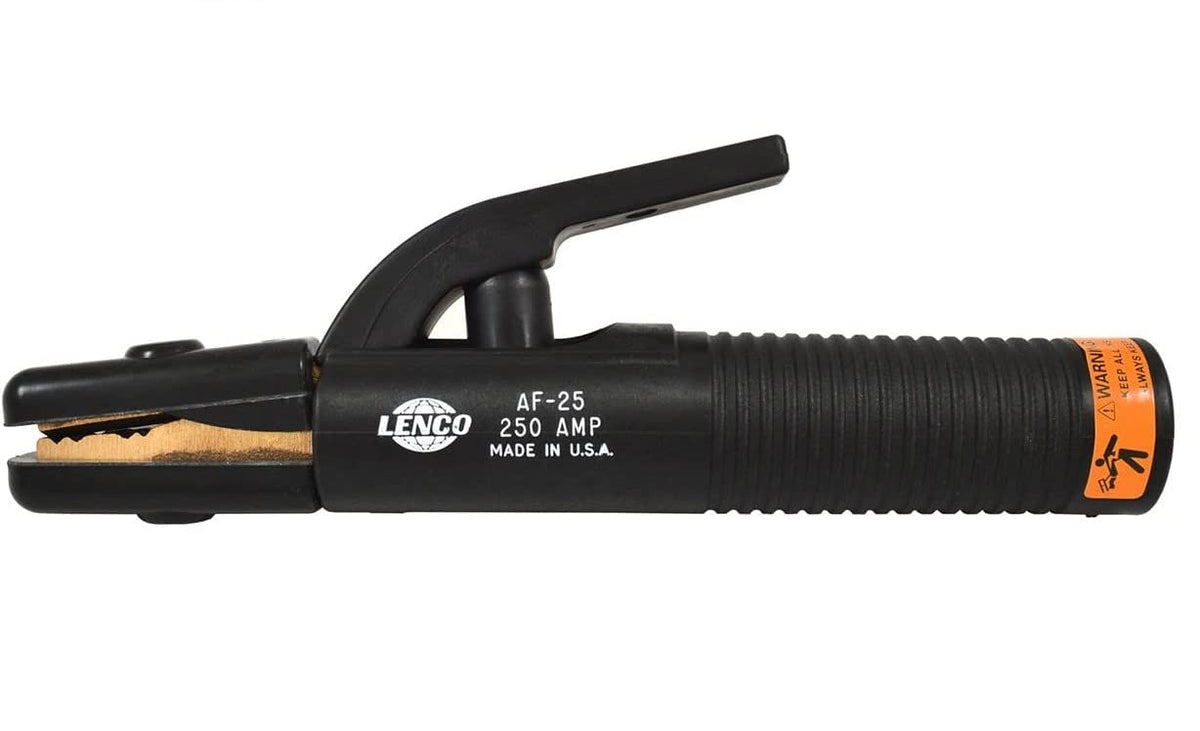 Lenco Marine AF-25 electrode holder showing robust 250A capacity for marine welding