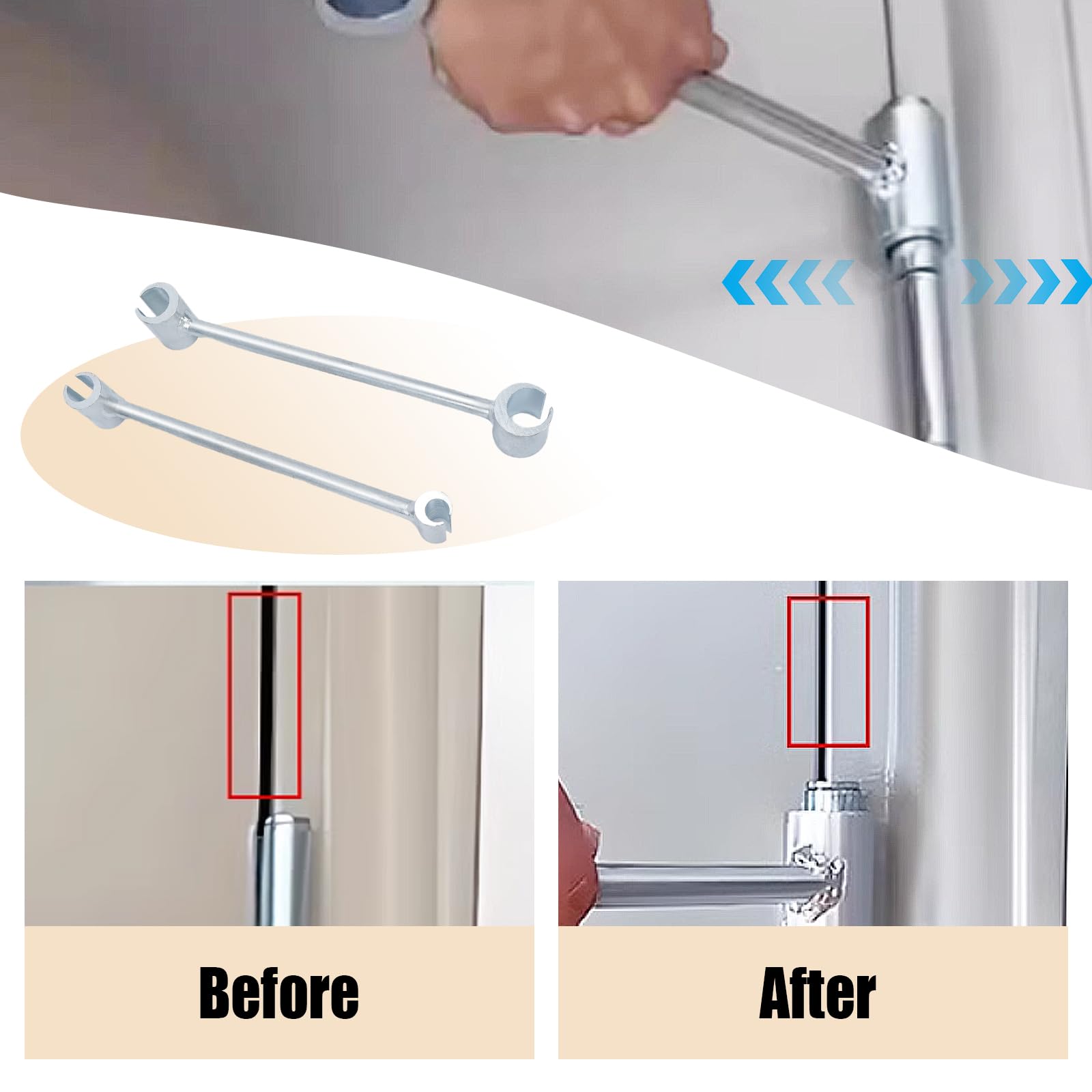 LENKEYREND 14-19mm tool accommodates dual-size hinges for versatility