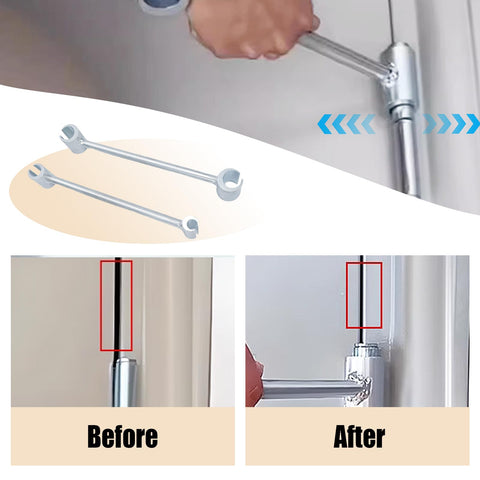 LENKEYREND 14-19mm tool accommodates dual-size hinges for versatility