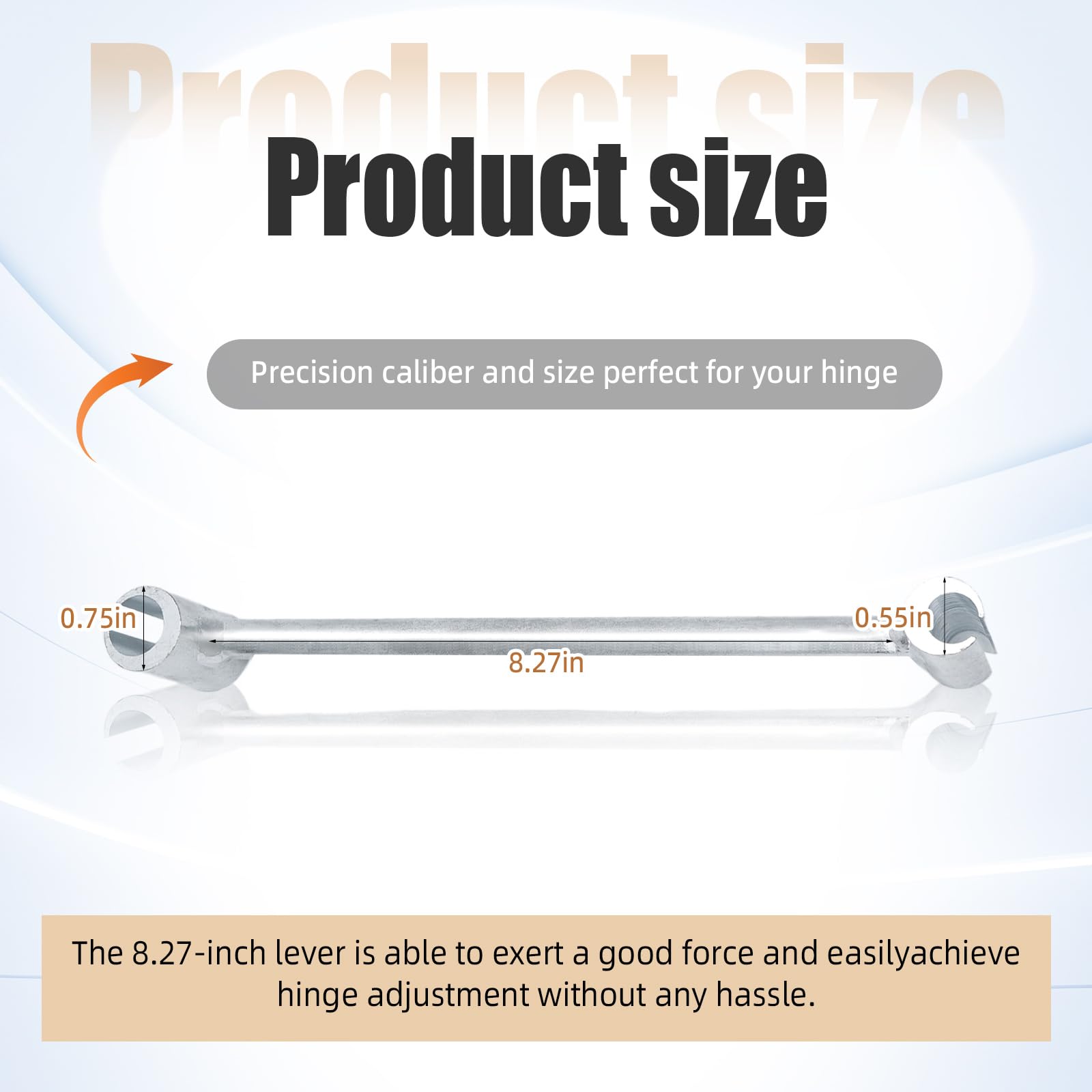 LENKEYREND ergonomic lever and handle simplify tough hinge installations