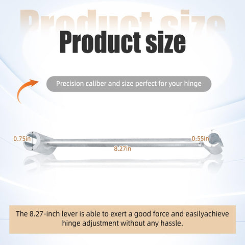 LENKEYREND ergonomic lever and handle simplify tough hinge installations