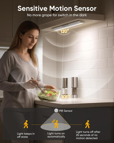 LENOMA 3-color temp under-cabinet light lets warm to daylight tasks
