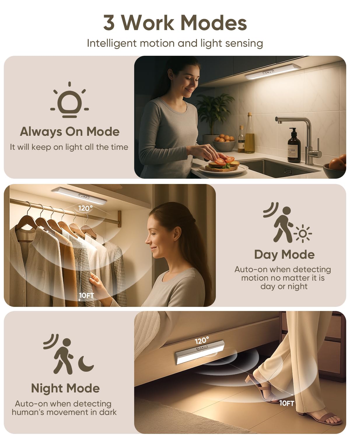 LENOMA Always-On mode for constant illumination