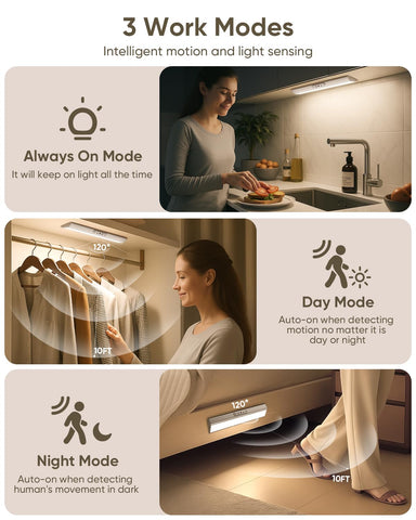 LENOMA Always-On mode for constant illumination