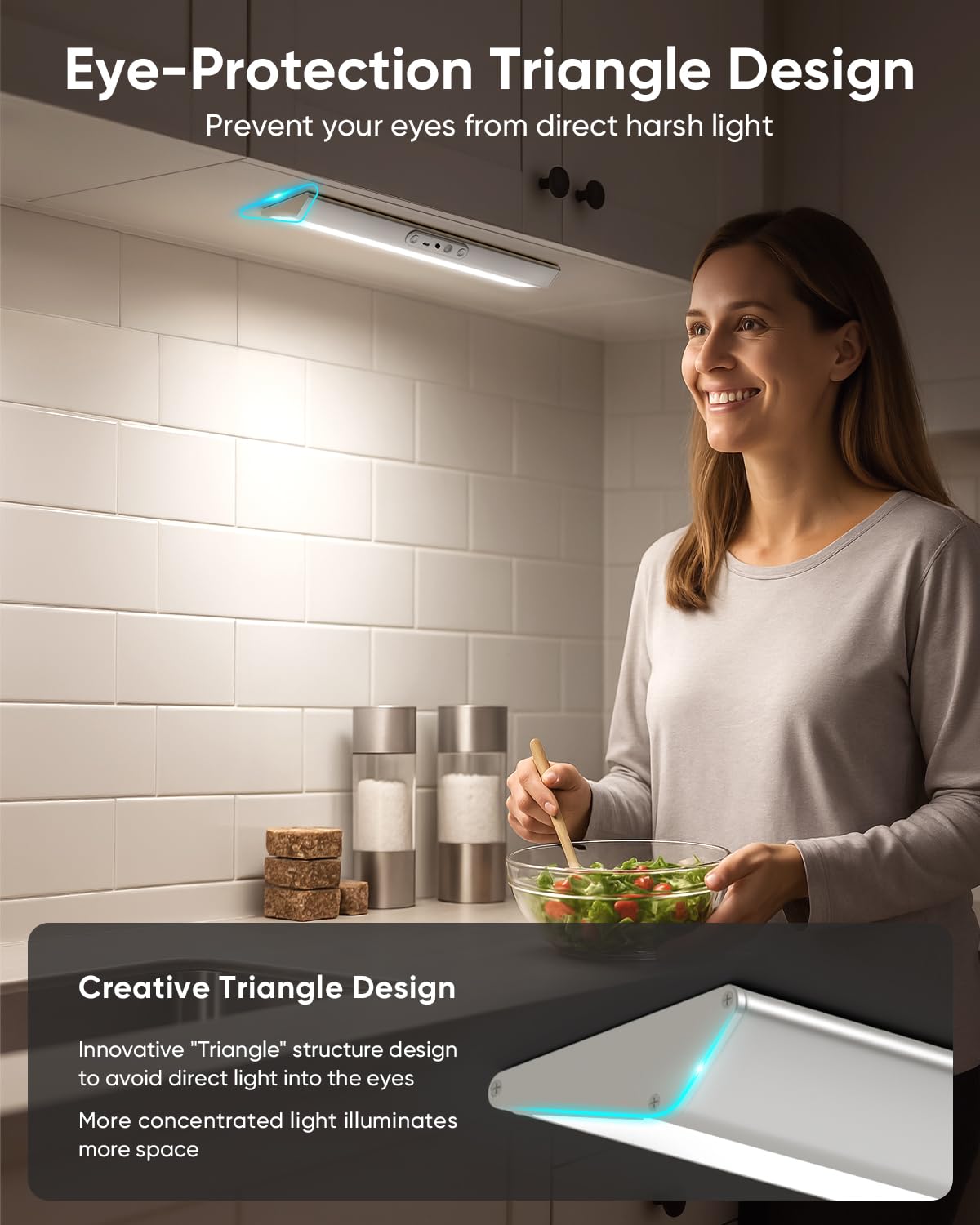 LENOMA motion sensor closet light activates automatically for hands-free visibility
