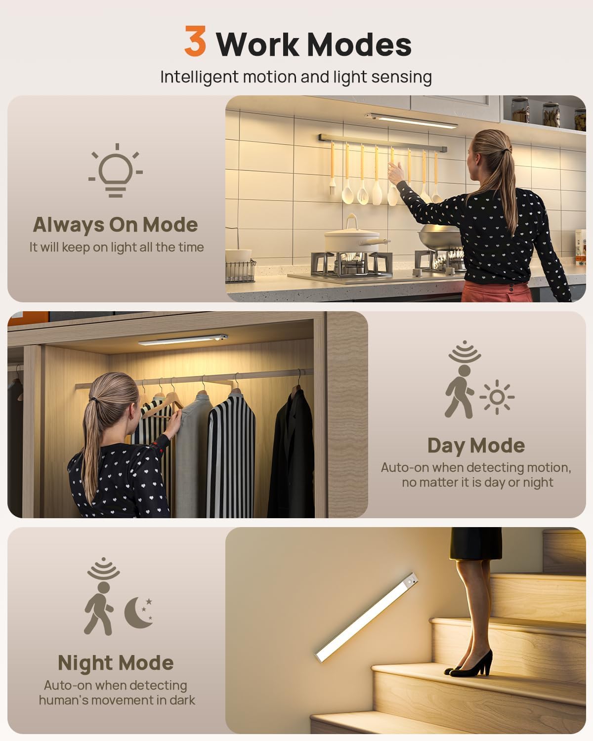 Remote control and dimming offer flexible brightness options.