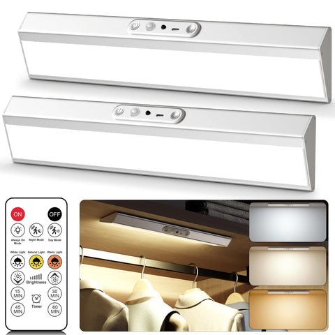 LENOMA triangle-design closet light softly illuminates shelves