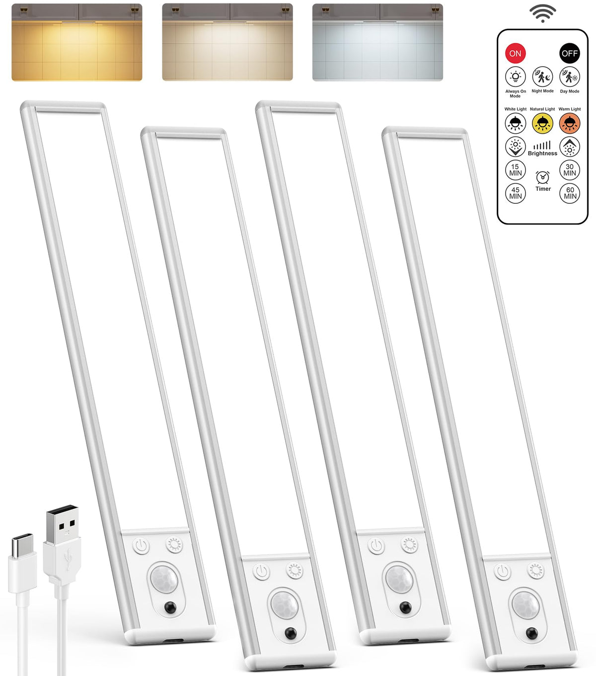 LENOMA under-cabinet light with magnetic mount for easy, focused kitchen lighting.