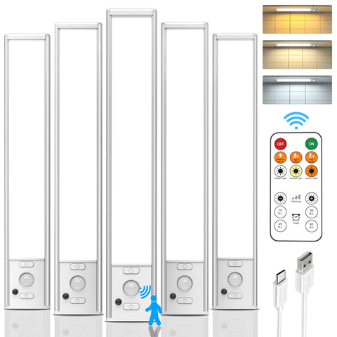LENOMA five-pack under-cabinet lights ready to install in kitchen or closet