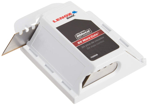 Lenox Gold insulation cutting blades stay sharp through dense materials.