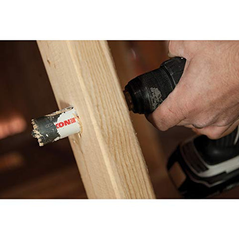 Lenox Hole Saw Kit with T3, arbors and pilot bits displayed for versatile setup.