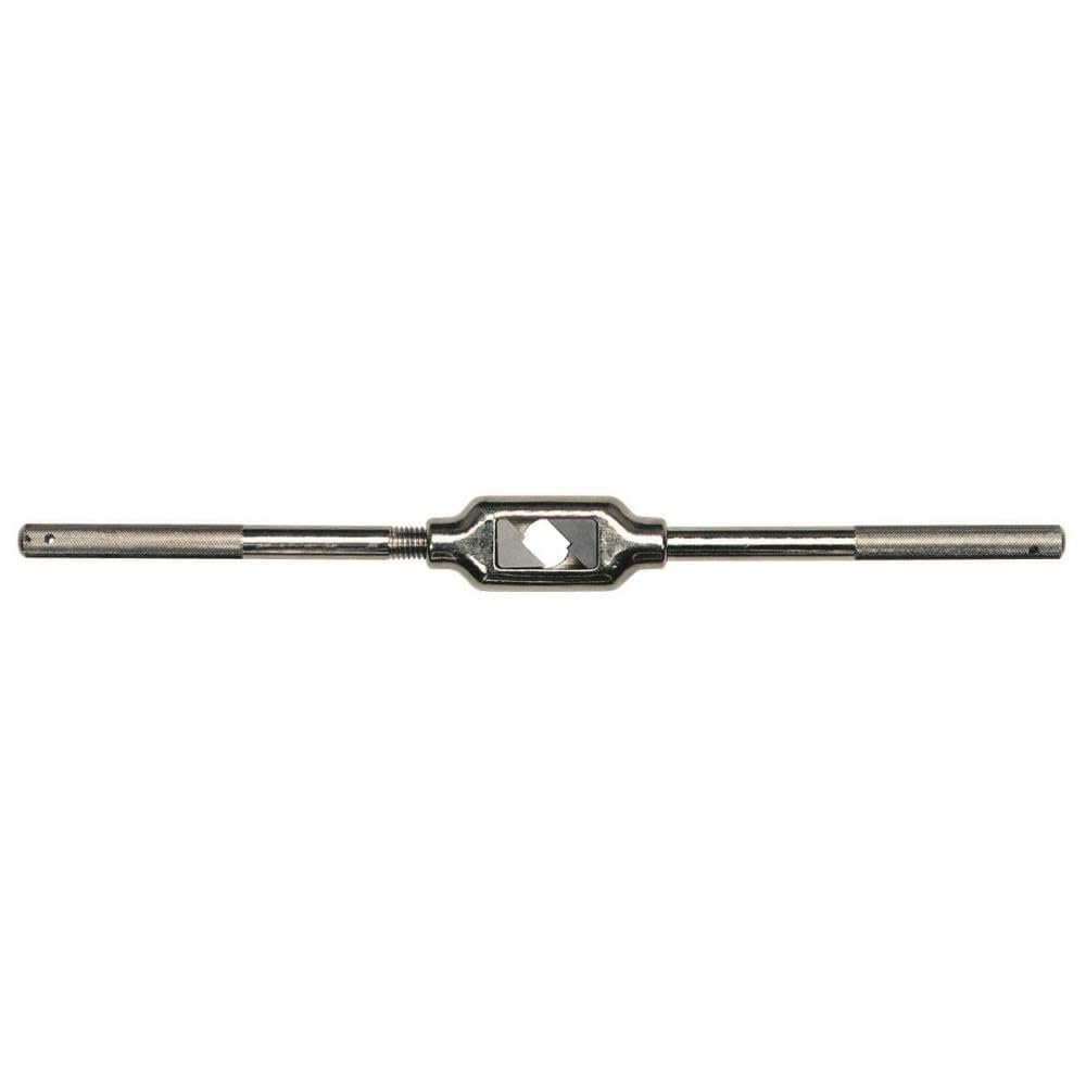 Lenox Irwin Hanson tap wrench with adjustable handle for greater leverage during tapping.