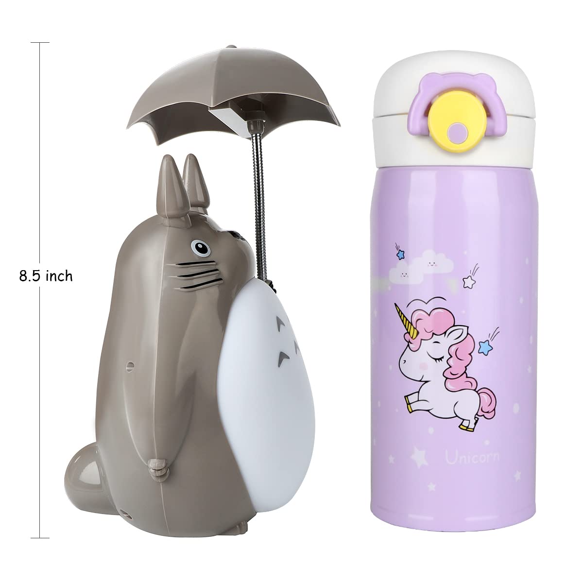 Lenporl BATVOX Totoro nightstand lamp creates a calm glow
