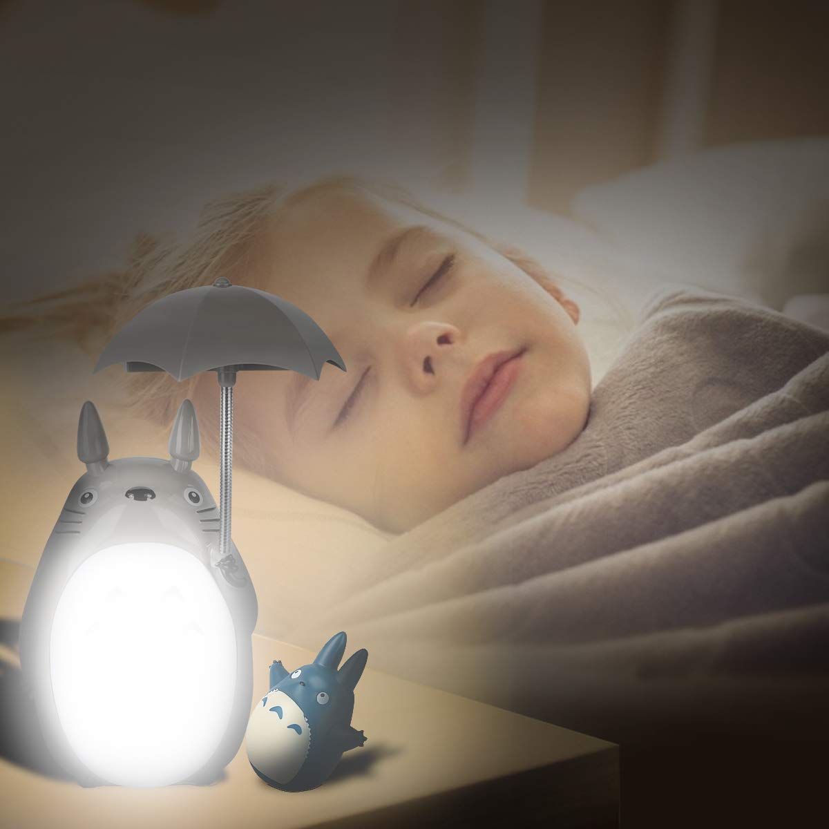 Lenporl BATVOX Totoro portable kid lamp for desks and travel