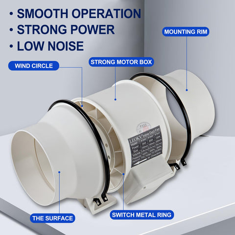 LEOKV brackets image shows mounting options for horizontal or vertical installation.