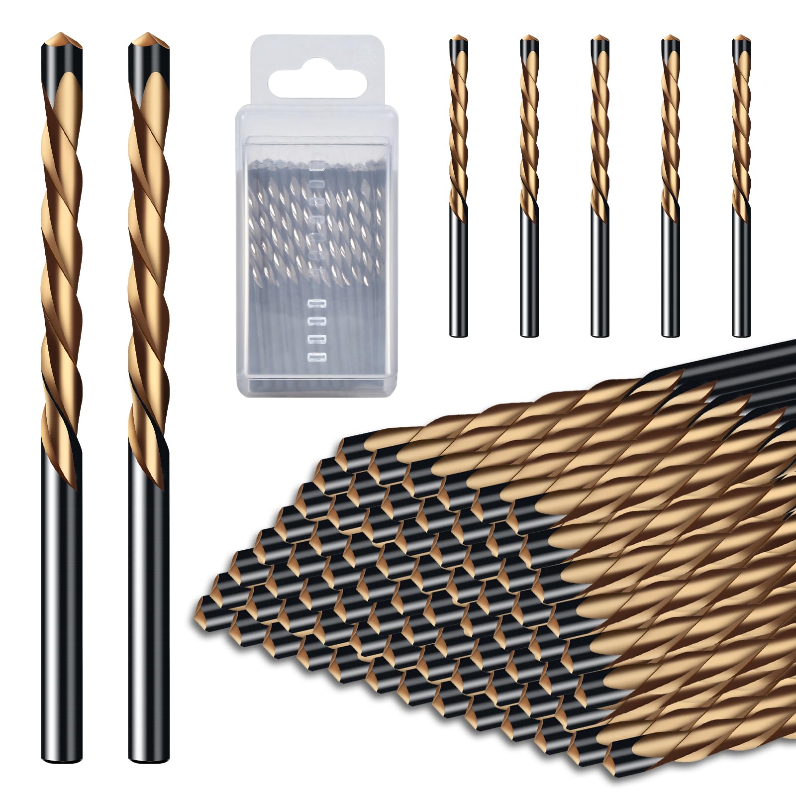 LEOMAUNYX left-handed spiral drywall router bits for clean cuts in drywall projects