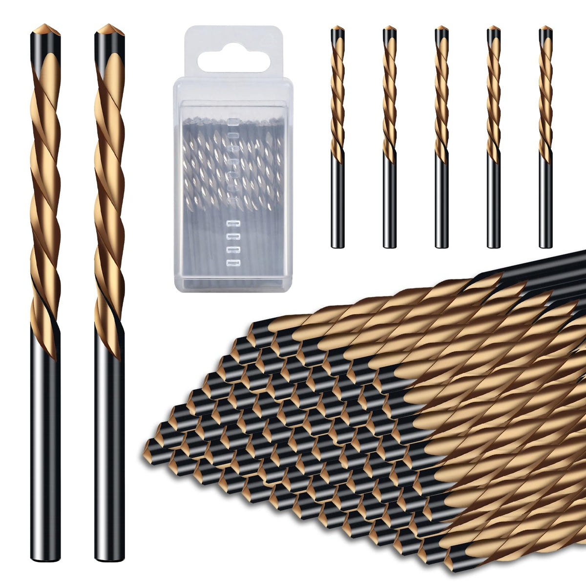 LEOMAUNYX left-handed spiral drywall router bits for clean cuts in drywall projects