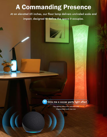 LEONC Design marble-texture lampshade adds a stylish, premium feel.