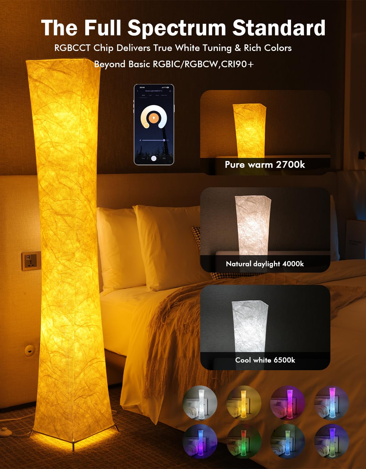 LEONC Design rotating tower design adds a modern touch to any decor.