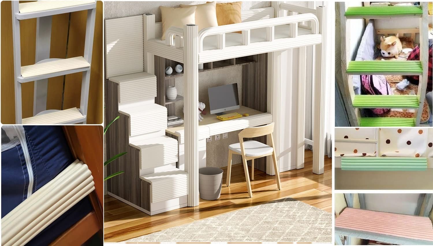 LeongLzt colorful ladder pads add style while boosting safety