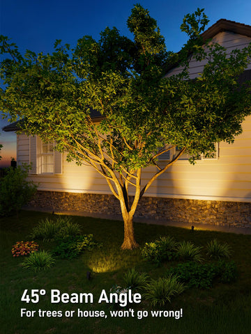 LEONLITE CRI90 lighting preserves true colors of plants and facades.