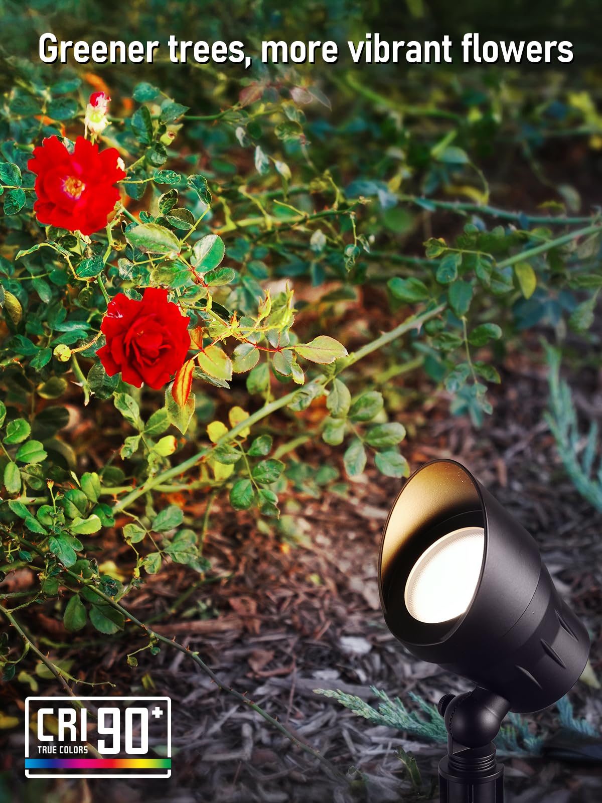 LEONLITE IP65 waterproof design withstands rain and dust in outdoor spaces.