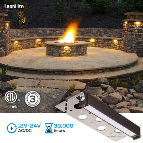 LEONLITE 2700K soft white glow for decks and pathways