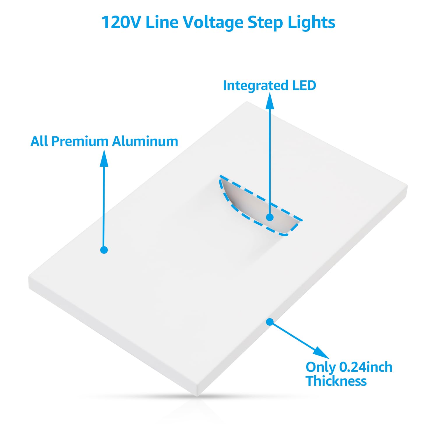 LEONLITE 5CCT pack of 6 stair lighting
