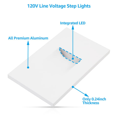 LEONLITE 5CCT pack of 6 stair lighting