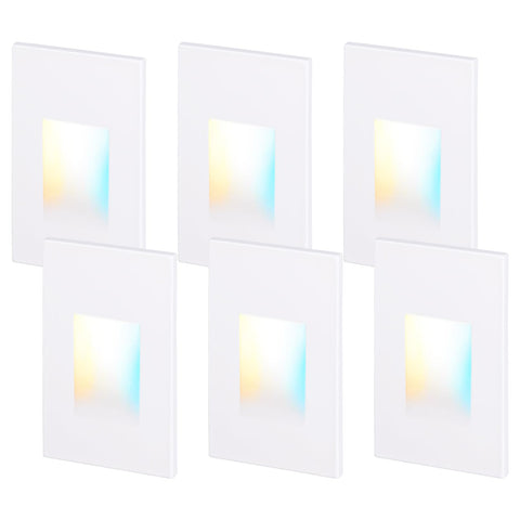 LEONLITE 5CCT step light front view for flexible color temps