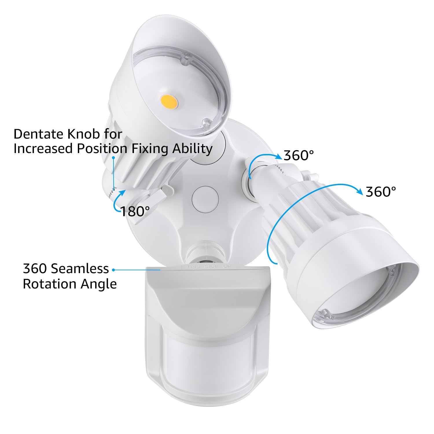 LEONLITE security light wide 100-277V voltage compatibility for easy setup