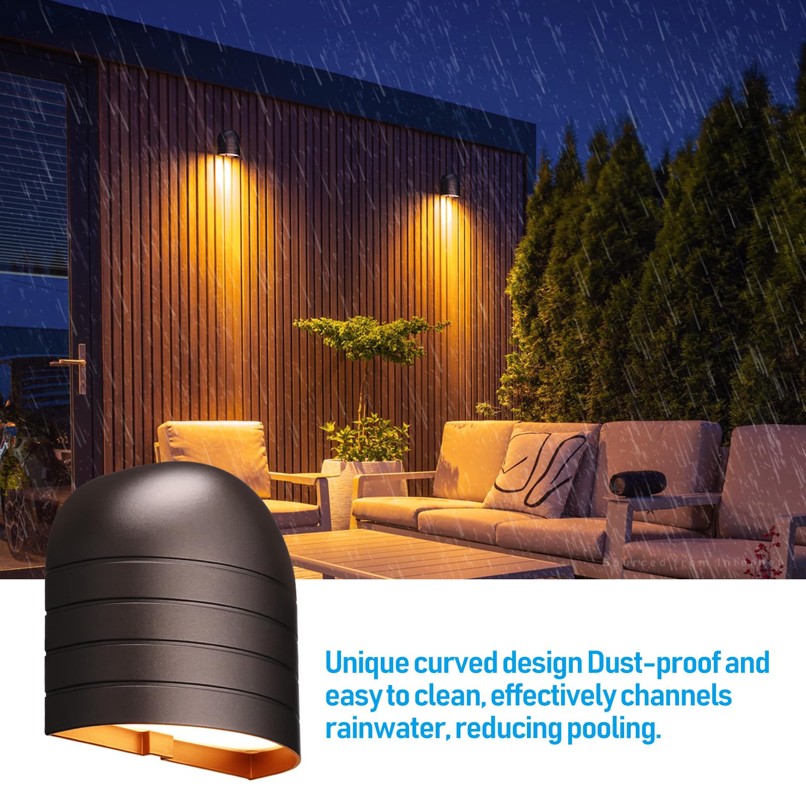 LEONLITE 2700K warm white option for cozy decks