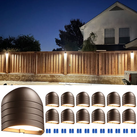 LEONLITE deck light in oil rubbed bronze for elegant railing lighting