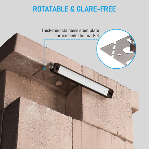 LEONLITE detachable aluminum bars with stainless mounting plate