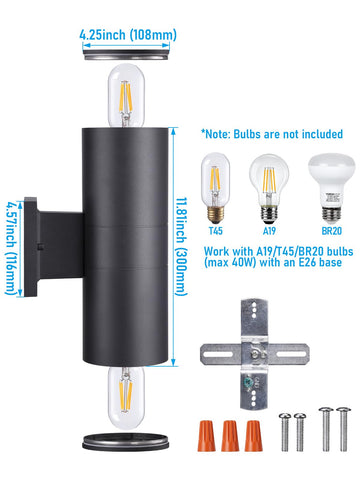 LEONLITE two-pack provides reliable exterior lighting across spaces.