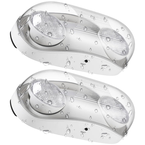 LEONLITE emergency light case view highlights rugged construction for harsh environments