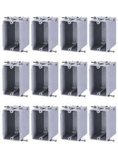 LEONLITE new work side-mounted outlet box for precise room planning and layout.