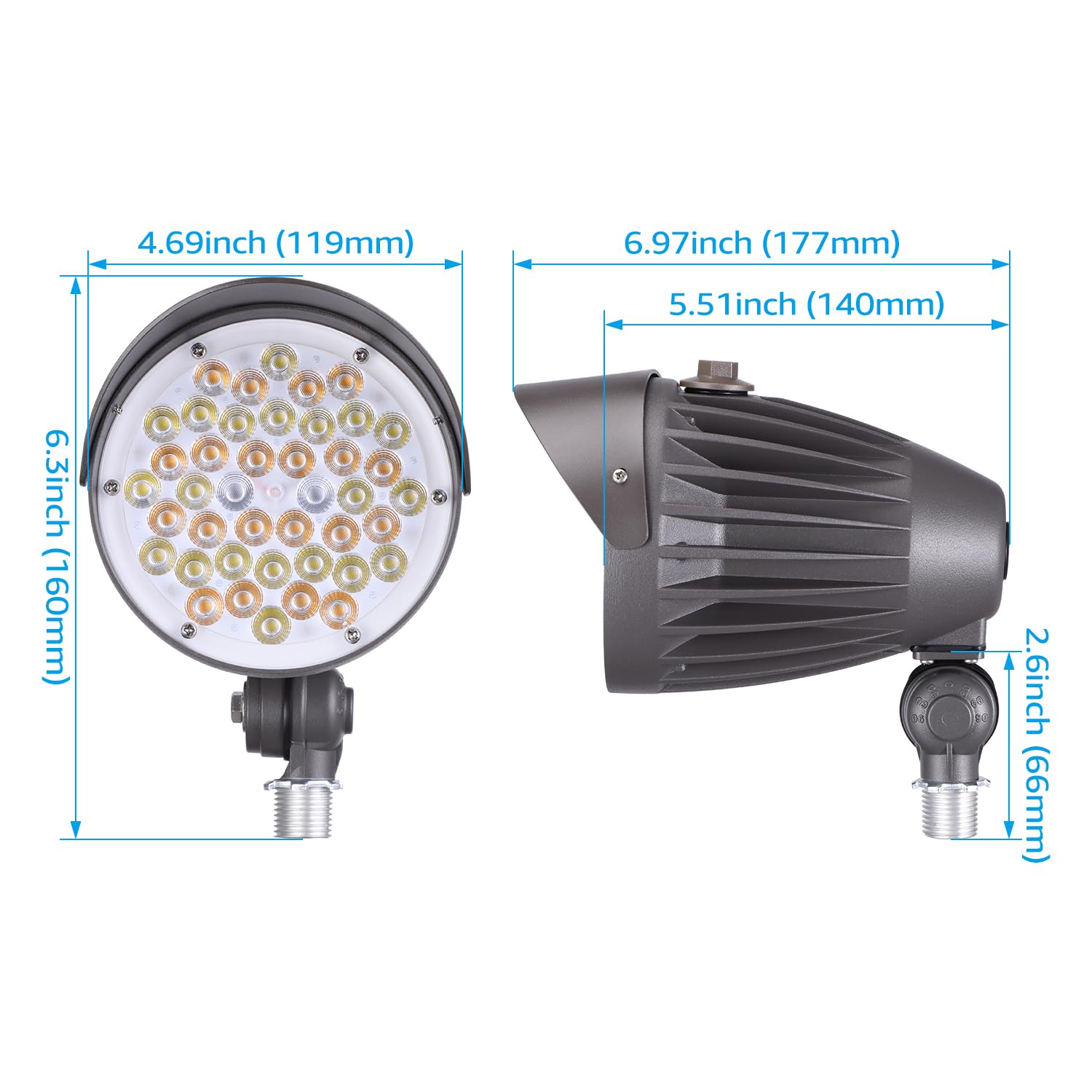 LEONLITE precise 22° lens delivers focused lighting for signs and architectural features
